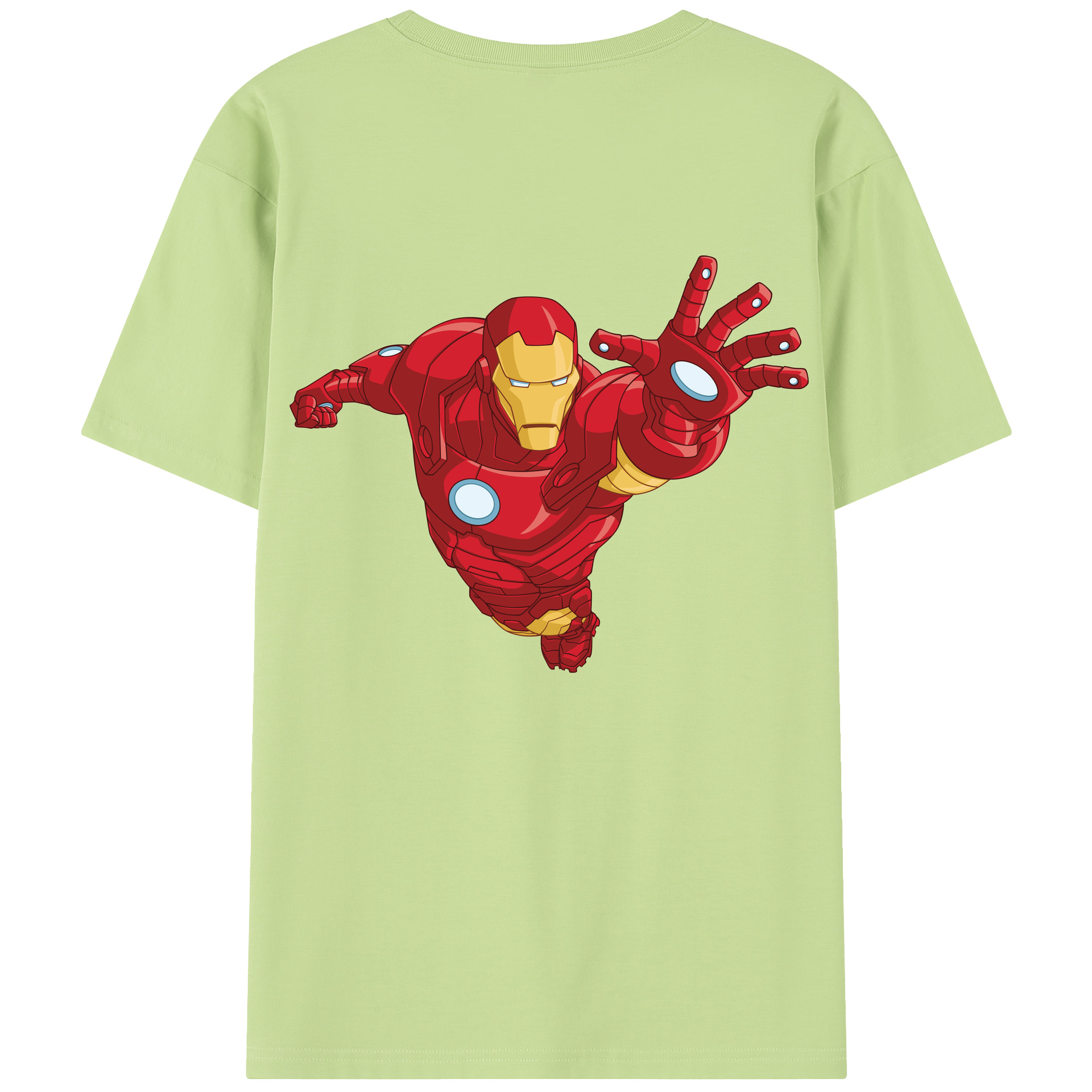 （画像用） アベンジャーズ The Avengers 綿100％半袖Tシャツ（背面プリント）